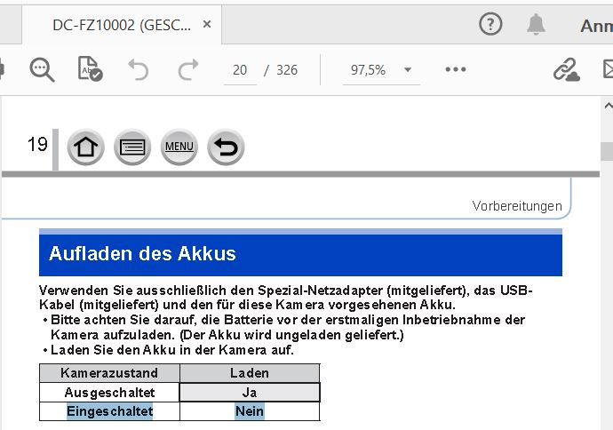 FZ1000 II  Laden Nein   wenn eingeschaltet.JPG