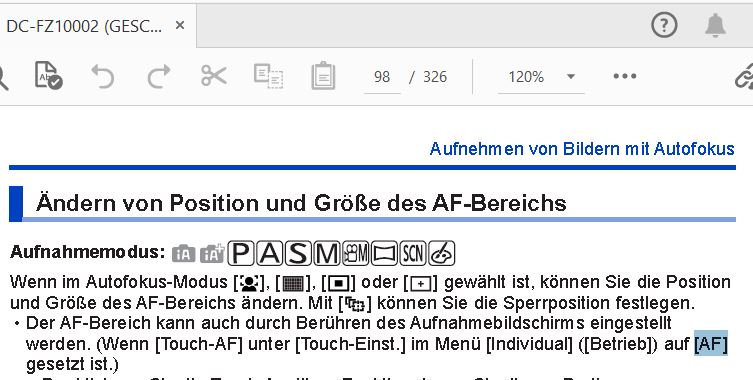 FZ1000 II  Indiv-Menü  Touch-Einst.  Touch-AF  auf  AF.JPG