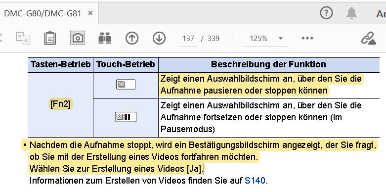 G81 Zeitraffer-Fkt  Stoppen mit  Fn2-Taste.JPG